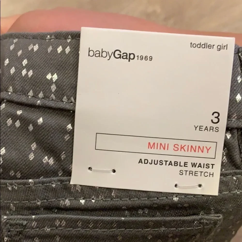 Gap mini skinny adjustable waist pants